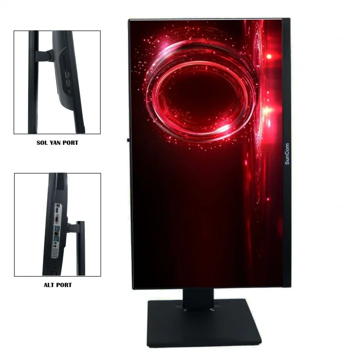 SUNCOM Plus SCA-120 i5-6500 16GB 512GB SSD 23.8 Siyah DOS AIO PC Pivot Ayak