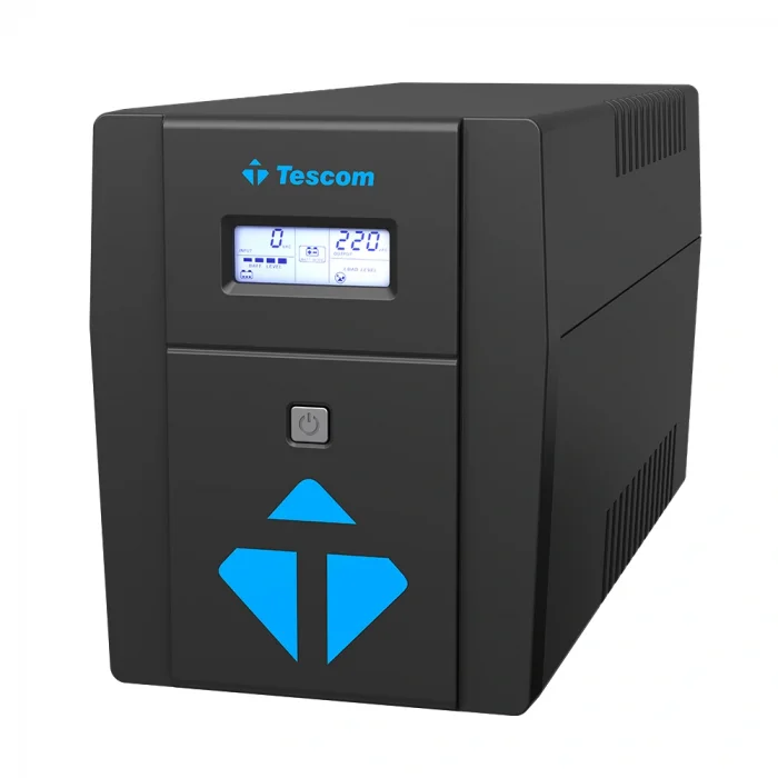 TESCOM LEO 2000 VA (2x12V 9AH Akü) Line Interactive 5/10 dk UPS