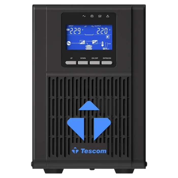 TESCOM NEOLINE 1KVA 1F/1F (2X9AH) 4/8DK LCD ONLINE UPS