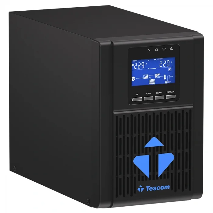 TESCOM NEOLINE Online 1 KVA 4/8 dk (2x12v 7AH Akü ) UPS