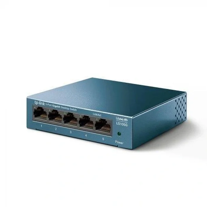 TP-LINK LS105G 5 port Gbit Desktop Yönetilemez Çelik Kasa Switch