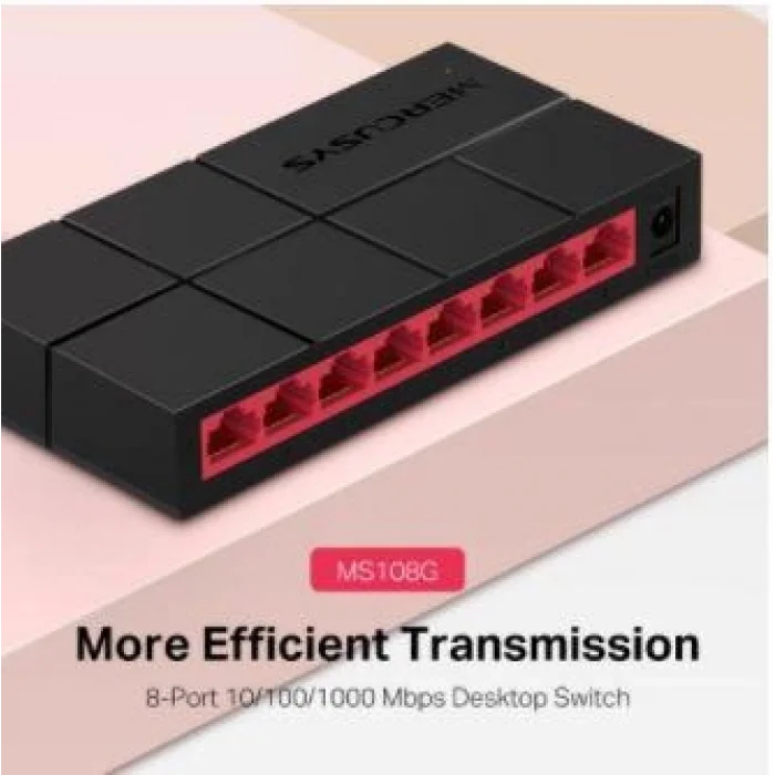 TP-LINK MERCUSYS MS108G 8 port Gbit Desktop Yönetilemez Switch