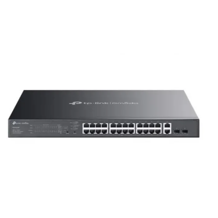 TP-LINK OMADA ES228GMP 28 Port Gbit 28 Port PoE 384W 2xSFP Rack mount Yönetilebilir Switch