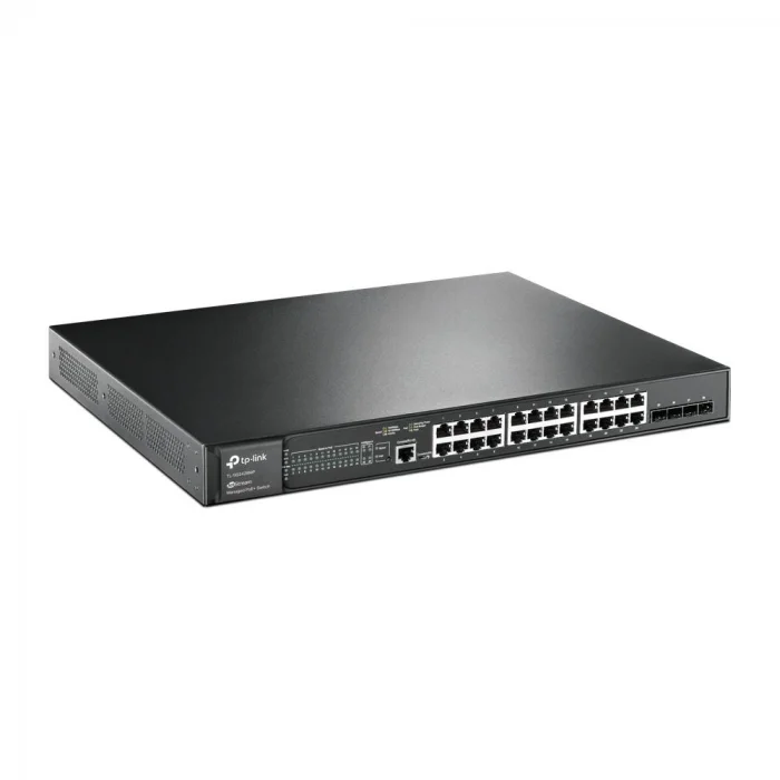 TP-LINK OMADA TL-SG3428MP 24 PORT GIGABIT+4X1GB SFP UPLINK L2+ 384W POE YÖNETİLEBİLİR RACKMOUNT SWITCH