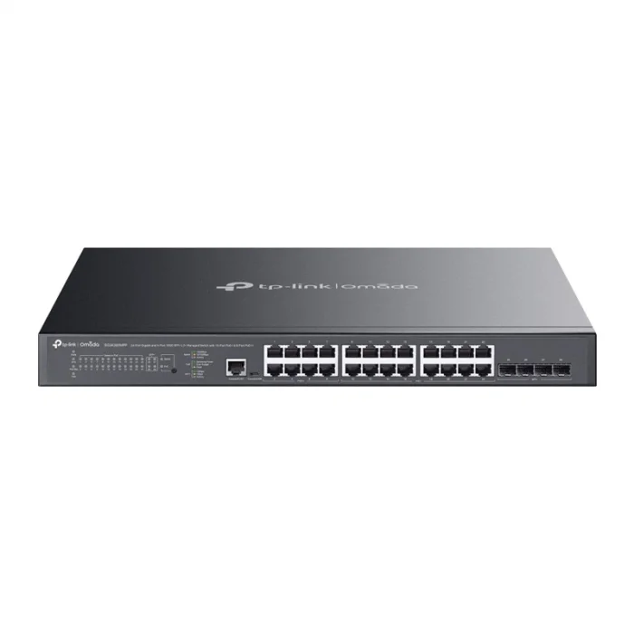 TP-LINK OMADA TL-SG3428XMPP 24 PORT GIGABIT 4X10GE SFP+ L2 YÖNETİLEBİLİR POE SWITCH