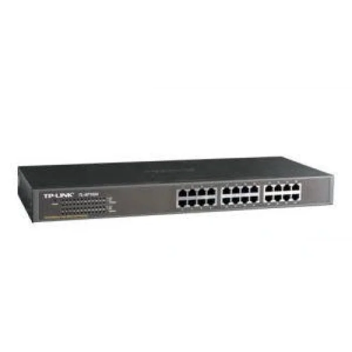 TP-LINK TL-SF1024D 24 Port Mbit Rackmount Yönetilemez Çelik Kasa Switch