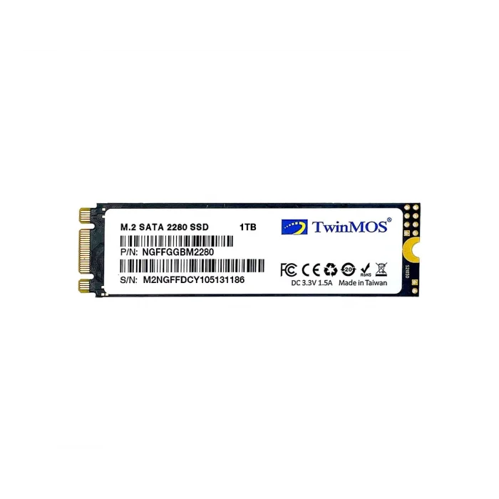 TWINMOS NGFFGGBM2280 M.2 1TB (580/550MB/s) PCIe SATA (3D NAND) SSD Disk (22x80MM)
