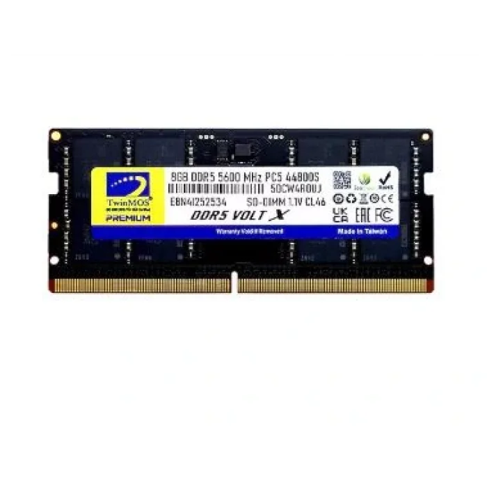 TWINMOS TMD58GB5600S46 8GB DDR5 5600MHz Notebook Bellek