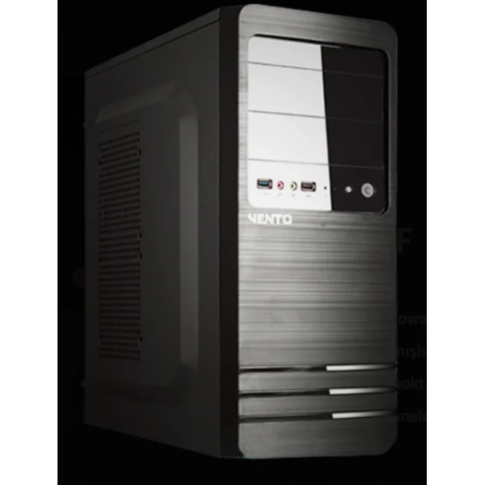 VENTO VS114F 500W Peak Siyah Mid Tower ATX Kasa