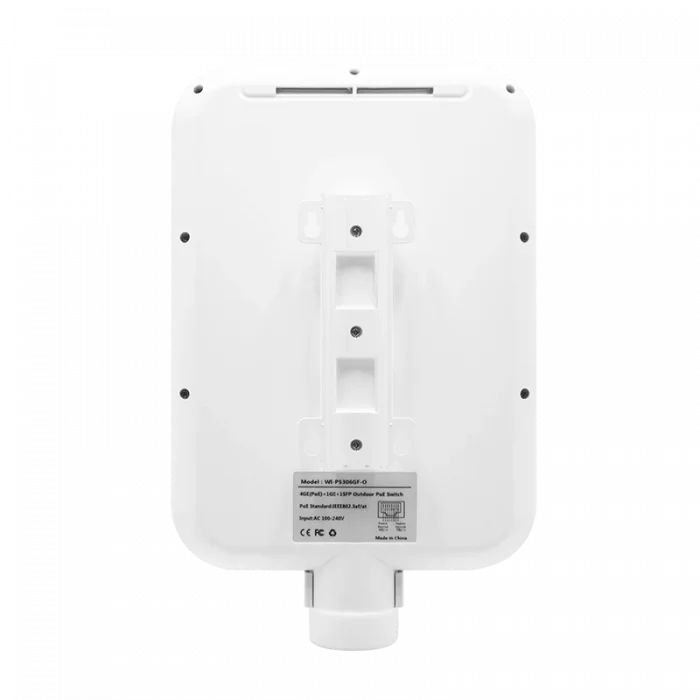 Wi-Tek WI-PS306GF-O 6 Port Gbit 4 Port PoE 56W 1xGbit+1xSFP Uplink Outdoor Yönetilemez Switch