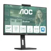 23.8 AOC 24P3CW IPS 4MS 75MHZ 1XHDMI 1XDP USB TYPE-C RJ45 FHD 1920X1080 WEBCAM HOPARLÖR ÇERÇEVESİZ PIVOT VESA SİYAH