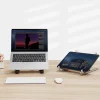 BİX Saiji X2-BK 11- 17 Arası Taşınabilir Katlanır Alüminyum Notebook Soğutucu Stand Siyah