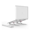 BİX Saiji X2-GY 11- 17 Arası Taşınabilir Katlanır Alüminyum Notebook Soğutucu Stand Beyaz