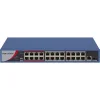 HIKVISION DS-3E0326P-E/M(B) 26 Port Mbit 24 Port PoE 250W 1xGbit+1xSFP Uplink Desktop Yönetilemez Metal Kasa Switch