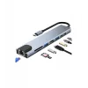 NVC 8 Port HDMI, USB 3.0, SD/TF Ethernet Çoklyaıcı
