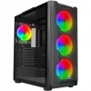 POWER BOOST VK-W001B Powersız Siyah Mesh ARGB Ring Fanlı Full Tower E-ATX Kasa
