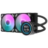 AIGO DN240D LGA1700/AM4/AM5 240 mm ARGB Siyah Sivi Sogutma