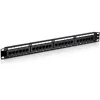 ODS 10C-SB1U24PCAT6U-RL1A 24 Port CAT6 UTP DOLU Patch Panel