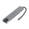 DARK DK-AC-U31X40 USB 3.1 Type-C 8 in Ethernet / HDMI / TF SD Kart USB 3.0 - USB 2.0 / USB-C Dönüstürücü Çevirici HUB