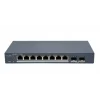HIKVISION DS-3E1510P-EI/M-8P2F 10 Port Gbit 8 port poe 80W 2xSFP Uplink Yönetilebilir Metal Kasa