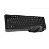 A4 TECH FG1010 Q Türkçe Kablosuz Gri 2000dpi Klavye+ Mouse