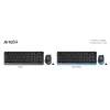 A4 TECH FG1035 Q Türkçe Kablosuz Gri 2000dpi Klavye+ Mouse
