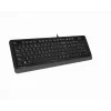 A4 TECH FK10 Q USB Multimedya Siyah-Gri Klavye