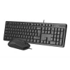 A4 TECH KR-3330S Q Türkçe USB Multimedya Siyah Sessiz Mouse Klavye+ Mouse