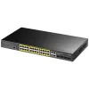 CUDY GS2028PS4-400W 28 Port Gbit 24 Port PoE+ 400W 4xCombo Uplink Rackmount Yönetilebilir (L2) Switch