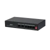 DAHUA DH-PFS3006-4ET-36 6 Port Mbit 4 Port PoE 36W 2xMbit Uplink Desktop Yönetilemez Switch