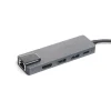 DARK DK-AC-U31X46 5i 1 Arada USB 3.1 Type-C to Ethernet / HDMI USB 3.0 - USB 2.0 / USB-C 65W Macbook Port Çoklayıcı HUB