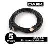 DARK DK-CB-USB2EXTL500 5 Mt USB 2.0 USB Uzatma Kablosu