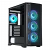 FRISBY CX-500 750W 80+ Bronze Siyah Mesh ARGB Ring Fanlı Mid Tower ATX Kasa