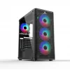 GAMEBOOSTER GB-M206B Powersız Siyah Mesh Panel Mid Tower ATX Kasa