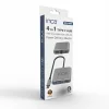 INCA ITPC-06T USB C 4ü 1 Arada Adaptör USB C – HDMI+VGA+USB Güç Dağıtım Adaptörü