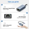 INCA IUTP-01T USB 3.0 & TYPE-C 10/100/1000Mbps Gigabit Ethernet Adaptörü