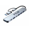 INCA IUTP-7 USB TYPE-C HUB X7 ALUMINYUM ÇOKLAYICI