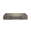 IP-COM F1118P-16-150W 16 PORT 10/100+2X1GB SFP/1XRJ45 COMBO 150W POE RACKMOUNT SWITCH