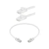 ODS 02R45R45C6UJ1W0.5A CAT6 UTP LSZH BAKIR 0.5 Metre Beyaz Patch Cord