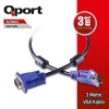 QPORT Q-VGA3 15PIN FILTRELI 3MT VGA KABLO