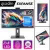QUADRO EXPANSE AI B224 25165 i5-12450H 16GB 512GB SSD 23.8 DOS All in One PC P.İzi (Pivot)