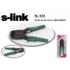 S-LINK SL-315 RJ 11+RJ 12+RJ 45 Sıkma Pensesi