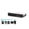 S-LINK SLX-A62 TF+M2 USB Harici Beyaz Kart Okuyucu