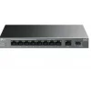 TP-LINK LS1210GP 10 Port Gbit 8 Port PoE+ 61W 1xGbit+1xSFP Uplink Desktop Yönetilemez Switch