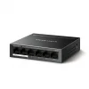 TP-LINK MERCUSYS MS106LP 6 Port Mbit 4 Port Poe+ 40W 2xMbit Uplink Desktop Yönetilemez Switch
