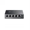 TP-LINK OMADA ES205GP 5 Port Gbit 4 Port Poe 65W Desktop Yönetilebilir Çelik Kasa Switch
