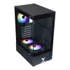 VENTO VG2803F 650W Siyah Temper Camlı Mid Tower ATX Kasa