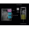 VENTO VS114F 300W Siyah Mid Tower ATX Kasa