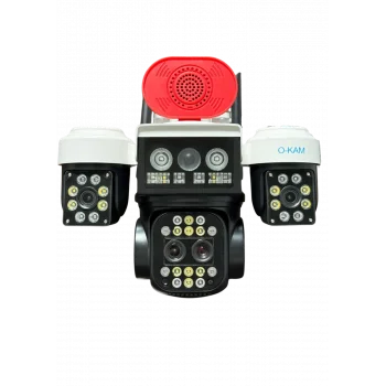 O-KAM 5051 3 LENS 4G SOLAR ÇAKARLI 10x OPTİK ZOOM PTZ KAMERA