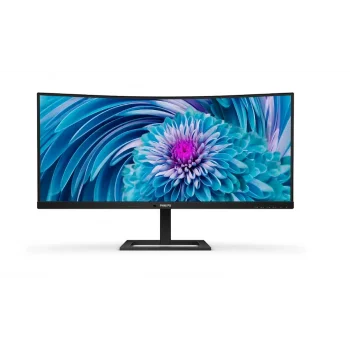 34 PHILIPS 346E2CUAE/00 4MS 100MHZ 1XHDMI 1XDP WQHD USB-C HOPARLÖR YÜKSEKLİK AYARI CURVED VESA SİYAH